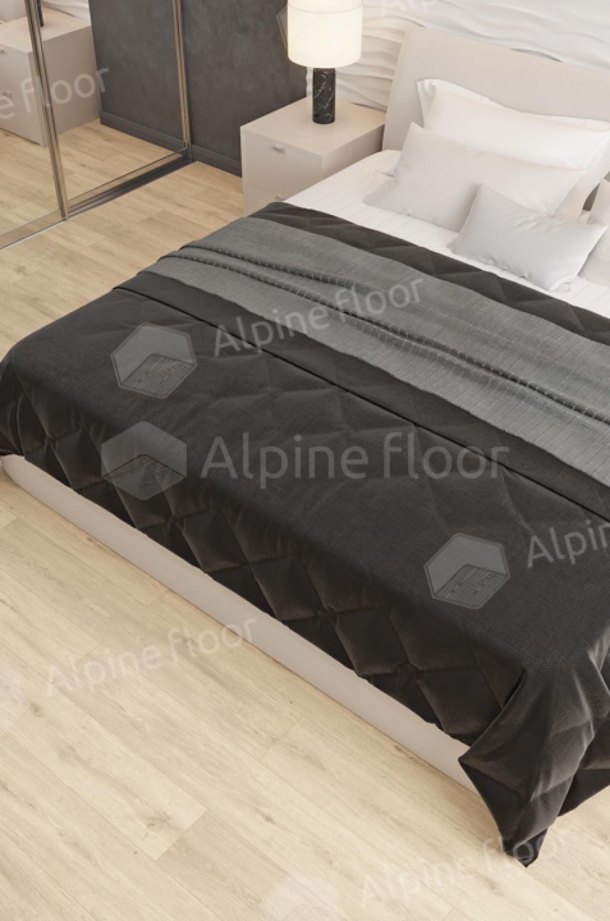 Каменно-полимерная плитка  Alpine Floor Classic Light Дуб Ваниль Eco 106-22 Mc