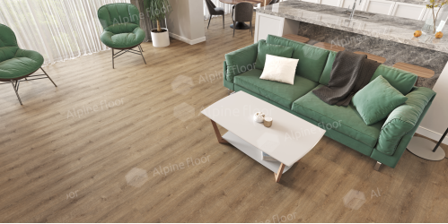 Каменно-полимерная плитка  Alpine Floor Solo Plus Ларгетто ЕСО 14-301