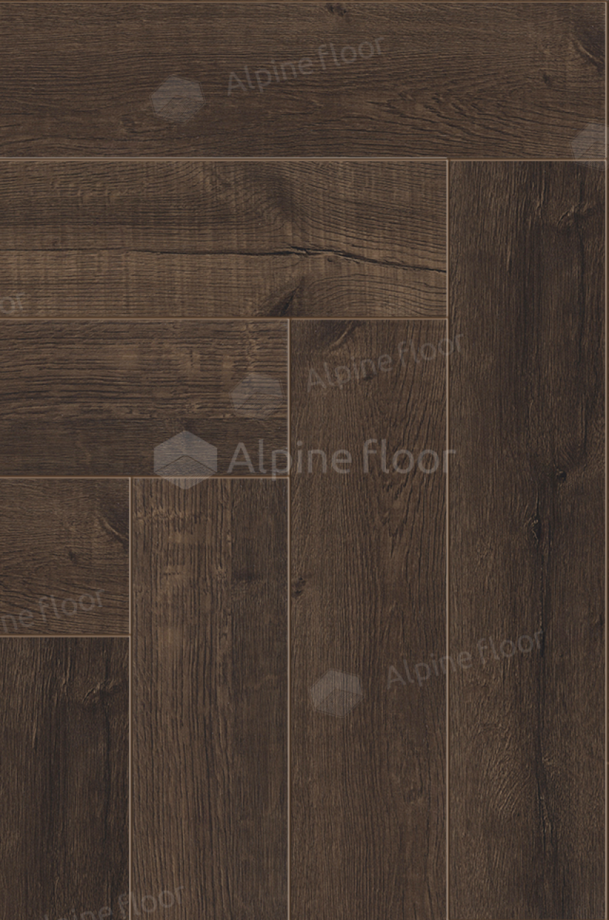 Кварцвиниловая плитка Alpine Floor Parquet Lvt Дуб Альферац Eco 16-22