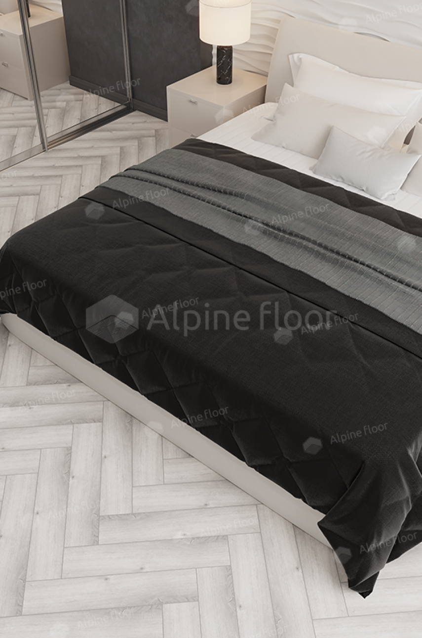 Кварцвиниловая плитка Alpine Floor Parquet Lvt Дуб Альхена Eco 16-12
