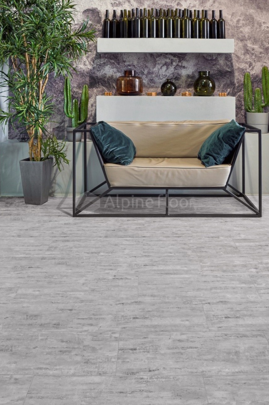 Каменно-полимерная напольная плитка Alpine Floor STONE MINERAL CORE Сумидеро (без подложки) ЕСО 4-18