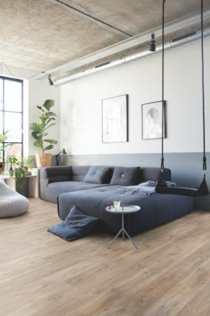 Виниловый пол Quick-Step Livyn Balance Glue Plus  Дуб Каньон Коричневый (BAGP40127)