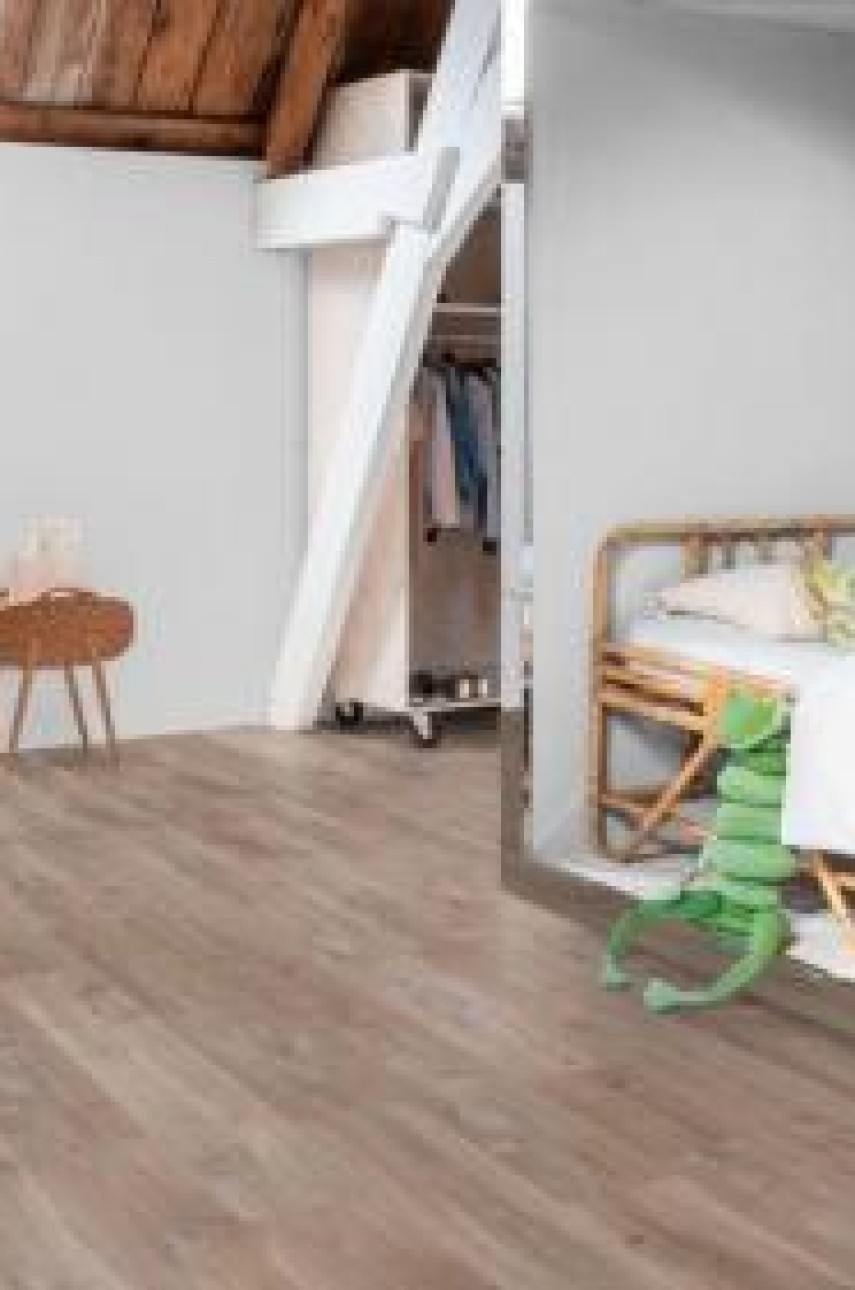 Виниловый пол Quick-Step Livyn Balance Glue Plus  Дуб Каньон Коричневый (BAGP40127)