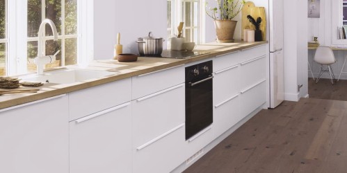 Паркетная доска BOEN 181mm Planks Дуб Elephant Grey Live Pure Brushed