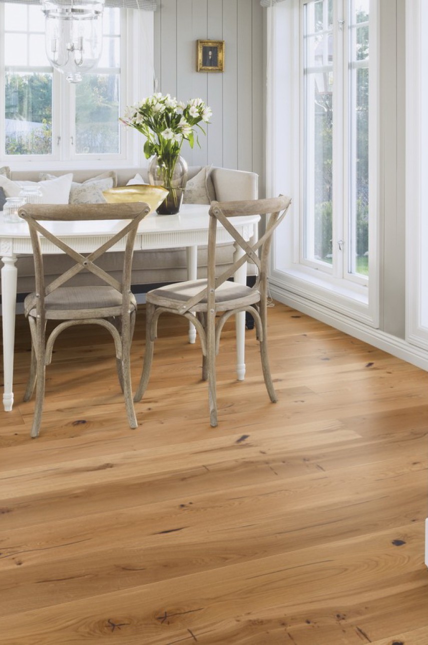 Паркетная доска BOEN Handcrafted Castle Дуб Espressivo Live Natural brushed